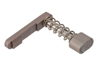 Fortis AR-15 Magazine Catch & Release features a FDE hardcoat Anodize finish